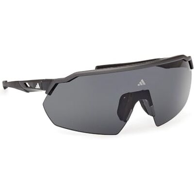 Adidas Sport SP0093 Sonnenbrille Herren und Damen, Unisex Sportliche Dünne und Leichte Sonnenbrille, Bildschirm Linsenform, Inklusive Etui, Polarisierte Rauchgläser, Matt Schwarz Adidas Sport SP0093 Sonnenbrille Herren und Damen, Unisex Sportliche Dünne und Leichte Sonnenbrille, Bildschirm Linsenform, Inklusive Etui, Polarisierte Rauchgläser, Matt Schwarz