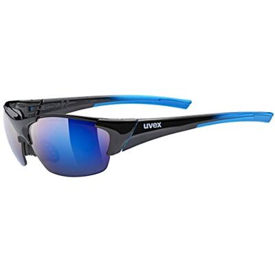 Uvex blaze III Sportbrille für Damen und Herren inkl. Wechselscheiben druckfreier Sitz & perfekter Halt black blue/blue one size Uvex blaze III Sportbrille für Damen und Herren inkl. Wechselscheiben druckfreier Sitz & perfekter Halt black blue/blue one size