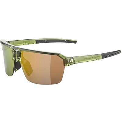 ALPINA SWIFT HR, Sportbrille für Erwachsene, green-transparent gloss, One Size, 100% UV-A-, UV-B- und UV-C-Schutz ALPINA SWIFT HR, Sportbrille für Erwachsene, green-transparent gloss, One Size, 100% UV-A-, UV-B- und UV-C-Schutz