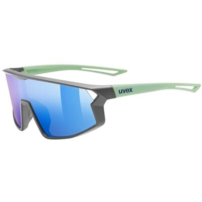 Uvex skyrise jr. Sportbrille für Kinder starker Schutz vor Sonnenstrahlung 100% UVA-, B, C Schutz grey-green matt one size Uvex skyrise jr. Sportbrille für Kinder starker Schutz vor Sonnenstrahlung 100% UVA-, B, C Schutz grey-green matt one size