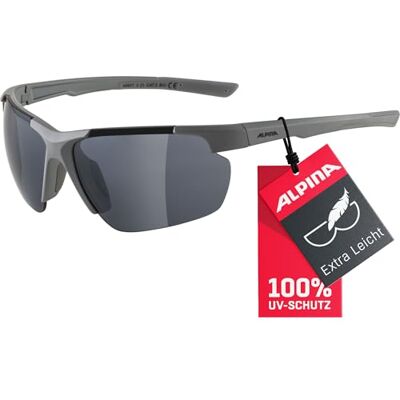 ALPINA DEFEY HR Verspiegelte und Bruchsichere Sport- & Fahrradbrille Mit 100% UV-Schutz Für Erwachsene, moon-grey matt ALPINA DEFEY HR Verspiegelte und Bruchsichere Sport- & Fahrradbrille Mit 100% UV-Schutz Für Erwachsene, moon-grey matt