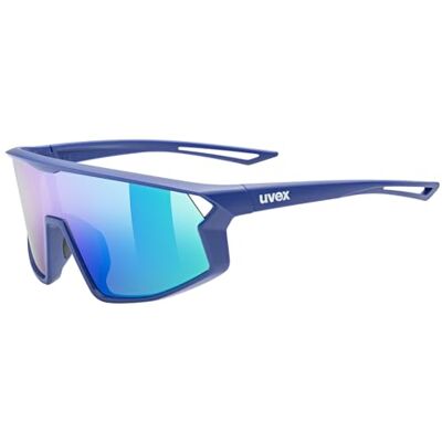 Uvex skyrise jr. Sportbrille für Kinder starker Schutz vor Sonnenstrahlung 100% UVA-, B, C Schutz blue matt one size Uvex skyrise jr. Sportbrille für Kinder starker Schutz vor Sonnenstrahlung 100% UVA-, B, C Schutz blue matt one size