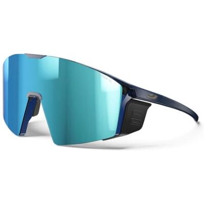 Julbo Sonnenbrille EDGE COVER Herren Blau/Grau Polarisierte Kategorie 4 Julbo Sonnenbrille EDGE COVER Herren Blau/Grau Polarisierte Kategorie 4
