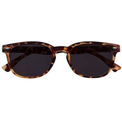 OPULIZE UV Reader Braune Schildpatt Sonnen-Leser Lesebrille UV400 Designer Stil Herren Frauen UVSR014 +2,00 OPULIZE UV Reader Braune Schildpatt Sonnen-Leser Lesebrille UV400 Designer Stil Herren Frauen UVSR014 +2,00