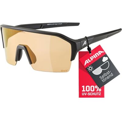 ALPINA RAM HR Q-LITE V Verspiegelte, Kontrastverstärkende & Beschlagfreie Sport- & Fahrradbrille Mit 100% UV-Schutz Für Erwachsene, black matt, One Size ALPINA RAM HR Q-LITE V Verspiegelte, Kontrastverstärkende & Beschlagfreie Sport- & Fahrradbrille Mit 100% UV-Schutz Für Erwachsene, black matt, One Size