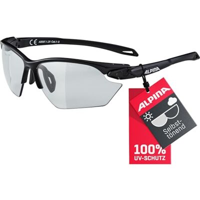 ALPINA TWIST FIVE S HR V Sportbrille, black matt, One Size ALPINA TWIST FIVE S HR V Sportbrille, black matt, One Size