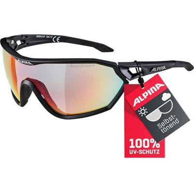 ALPINA S-WAY QV Kontrastverstärkende, Selbsttönende & Beschlagfreie Sport- & Fahrradbrille Mit 100% UV-Schutz Für Erwachsene ALPINA S-WAY QV Kontrastverstärkende, Selbsttönende & Beschlagfreie Sport- & Fahrradbrille Mit 100% UV-Schutz Für Erwachsene