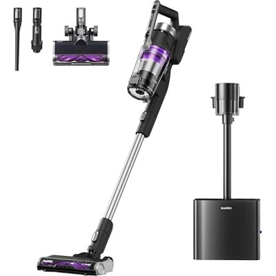 EUREKA Stylus Elite Akku Staubsauger mit Absaugstation, 24000 Pa, Automatische Staubentleerung, 3L Staubbeutel, 60 Minuten Laufzeit, Anti-Verwicklungsbürste, LED-Scheinwerfer, Abnehmbarer Akku EUREKA Stylus Elite Akku Staubsauger mit Absaugstation, 24000 Pa, Automatische Staubentleerung, 3L Staubbeutel, 60 Minuten Laufzeit, Anti-Verwicklungsbürste, LED-Scheinwerfer, Abnehmbarer Akku