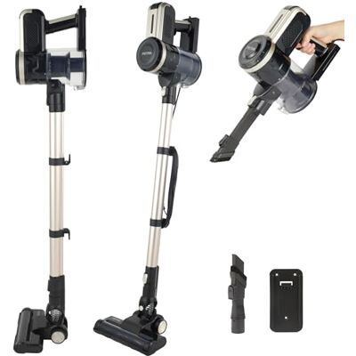 Petra PF01625VDE Turbo-Staubsauger mit 600ml Behälter, wandelt sich zu Handheld um, motorisierte LED-Bürste, 2-in-1-Düse, Ersatz-HEPA-Filter, 600W Petra PF01625VDE Turbo-Staubsauger mit 600ml Behälter, wandelt sich zu Handheld um, motorisierte LED-Bürste, 2-in-1-Düse, Ersatz-HEPA-Filter, 600W