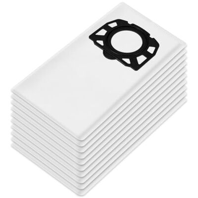 Carehabi Staubsaugerbeutel für Kärcher WD4 WD5 WD6 MV4 MV5 Mv6 Staubsauger – strapazierfähige Vliesbeutel, geeignet für Staubsauger mit Wasser und Staub, garantiert saubere Luft, 10 Stück Carehabi Staubsaugerbeutel für Kärcher WD4 WD5 WD6 MV4 MV5 Mv6 Staubsauger – strapazierfähige Vliesbeutel, geeignet für Staubsauger mit Wasser und Staub, garantiert saubere Luft, 10 Stück
