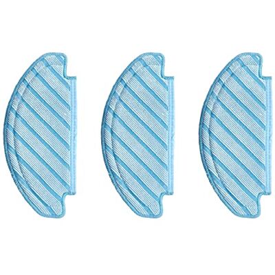 ECOVACS Wischtücher-Set (3 Stück wiederverwendbar) Original Zubehör für Saugroboter mit Wischfunktion U2 und U2 Pro, D-CC03-2020, Hellblau ECOVACS Wischtücher-Set (3 Stück wiederverwendbar) Original Zubehör für Saugroboter mit Wischfunktion U2 und U2 Pro, D-CC03-2020, Hellblau