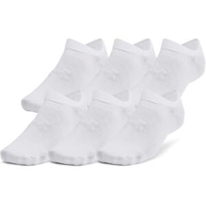 Under Armour Unisex UA Essential No Show 6pk, atmungsaktive Sportsocken, schnelltrocknende Socken mit integrierter Mittelfußstütze Under Armour Unisex UA Essential No Show 6pk, atmungsaktive Sportsocken, schnelltrocknende Socken mit integrierter Mittelfußstütze