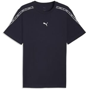 Puma Herren Essentials Tape T-Shirt L, New Navy Blue Puma Herren Essentials Tape T-Shirt L, New Navy Blue