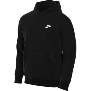 NIKE Herren Club Ft Po Kapuzenpullover, Black/Black/White, L NIKE Herren Club Ft Po Kapuzenpullover, Black/Black/White, L