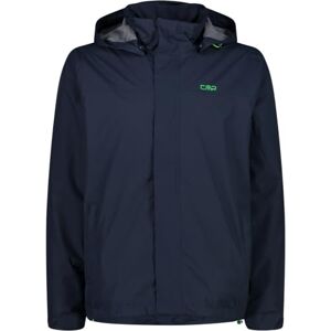 CMP Herrenjacke mit Kapuze und Druckknöpfen, Schwarz Blau, 48 CMP Herrenjacke mit Kapuze und Druckknöpfen, Schwarz Blau, 48