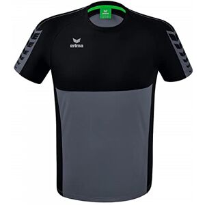 Erima Herren Six Wings Funktions T-Shirt (1082207), Slate Grey/schwarz, XXL Erima Herren Six Wings Funktions T-Shirt (1082207), Slate Grey/schwarz, XXL