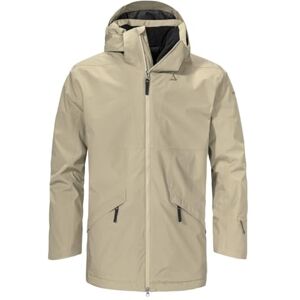 Schöffel Herren Ins Parka Style Malkay MNS, wind- und wasserdichte Jacke, leicht gefütterte Allwetterjacke, Hardshelljacke mit verstellbarer, abnehmbarer Kapuze, nutmeg, 50 Schöffel Herren Ins Parka Style Malkay MNS, wind- und wasserdichte Jacke, leicht gefütterte Allwetterjacke, Hardshelljacke mit verstellbarer, abnehmbarer Kapuze, nutmeg, 50