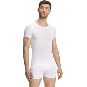 FALKE Herren Baselayer-Shirt Ultralight Cool Round Neck M S/S TS Funktionsmaterial schnelltrocknend 1 Stück, Weiß (White 2860), XL FALKE Herren Baselayer-Shirt Ultralight Cool Round Neck M S/S TS Funktionsmaterial schnelltrocknend 1 Stück, Weiß (White 2860), XL