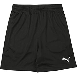 Puma Unisex Kinder Teamrise træning Jr Shorts, Black- White, 164 EU Puma Unisex Kinder Teamrise træning Jr Shorts, Black- White, 164 EU