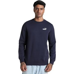 Puma Herren ESS Small No. 1 Logo Crew FL Crew-Sweatshirts, New Navy, Puma Herren ESS Small No. 1 Logo Crew FL Crew-Sweatshirts, New Navy,