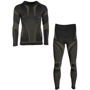 Mil-Tec Performance Funktionsunterwäsche Herren (Lang, L/XL) • Atmungsaktives & wärmendes Thermounterwäsche Set • Elastische Sportunterwäsche oder Skiunterwäsche • Schwarz Mil-Tec Performance Funktionsunterwäsche Herren (Lang, L/XL) • Atmungsaktives & wärmendes Thermounterwäsche Set • Elastische Sportunterwäsche oder Skiunterwäsche • Schwarz
