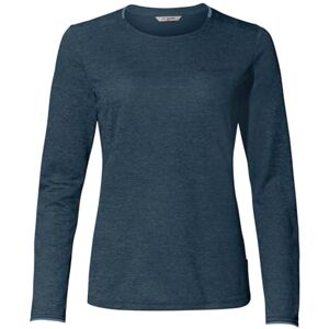 VAUDE Damen Longsleeve Essential LS T-Shirt, Funktionsshirt, perfekt als Baselayer, atmungsaktiv, pflegeleicht und schnelltrocknend, Dark sea Uni, 42 VAUDE Damen Longsleeve Essential LS T-Shirt, Funktionsshirt, perfekt als Baselayer, atmungsaktiv, pflegeleicht und schnelltrocknend, Dark sea Uni, 42