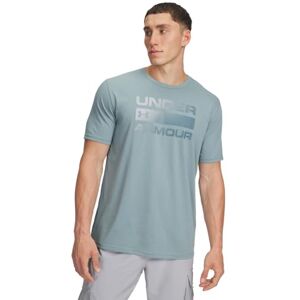 Under Armour Herren Team Issue Wordmark Kurzarmshirt, schnelltrocknendes Sportshirt aus stretchiger Baumwollmischung, weiches Herren T-Shirt mit Logodruck,Serpentine / / Jasper Blue,MD Under Armour Herren Team Issue Wordmark Kurzarmshirt, schnelltrocknendes Sportshirt aus stretchiger Baumwollmischung, weiches Herren T-Shirt mit Logodruck,Serpentine / / Jasper Blue,MD