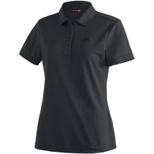 Maier Sports Ulrike Damen Schwarzes Leichtes Schnelltrocken Poloshirt - Shirt Maier Sports Ulrike Damen Schwarzes Leichtes Schnelltrocken Poloshirt - Shirt