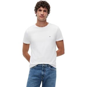 Tommy Hilfiger Herren T-Shirt Kurzarm Core Stretch Slim Fit, Weiß (White), 3XL Tommy Hilfiger Herren T-Shirt Kurzarm Core Stretch Slim Fit, Weiß (White), 3XL