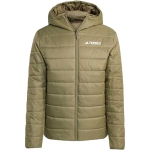 Adidas Men's Terrex Multi Essentials CLIMAWARM Insulated Hooded Jacket, Olive Strata, M Adidas Men's Terrex Multi Essentials CLIMAWARM Insulated Hooded Jacket, Olive Strata, M