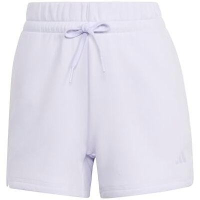 Adidas Damen Essentials Small Logo Feel Cozy Shorts, Frozen Purple/White, XL Adidas Damen Essentials Small Logo Feel Cozy Shorts, Frozen Purple/White, XL