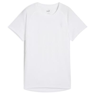 Puma Damen Velocity Lauf-T-Shirt XXL, White Puma Damen Velocity Lauf-T-Shirt XXL, White