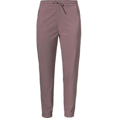 Schöffel Damen Pants Vienna L, Wasserabweisende Freizeithose mit 4-Wege-Stretch, leichte Outdoorhose mit elastischem Bund und praktischer Sicherheitstasche, Twilight Mauve, 48 Schöffel Damen Pants Vienna L, Wasserabweisende Freizeithose mit 4-Wege-Stretch, leichte Outdoorhose mit elastischem Bund und praktischer Sicherheitstasche, Twilight Mauve, 48