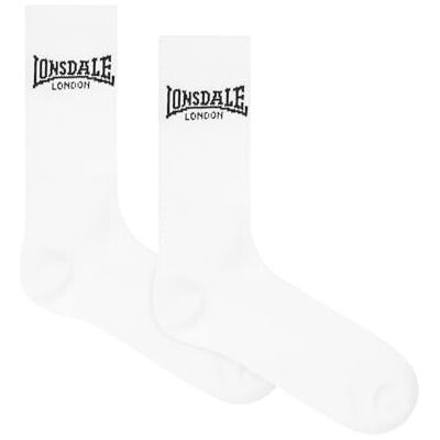 Lonsdale Unisex Sportsocken 6er-Pack GILBERT, White/Black, 43-46 Lonsdale Unisex Sportsocken 6er-Pack GILBERT, White/Black, 43-46