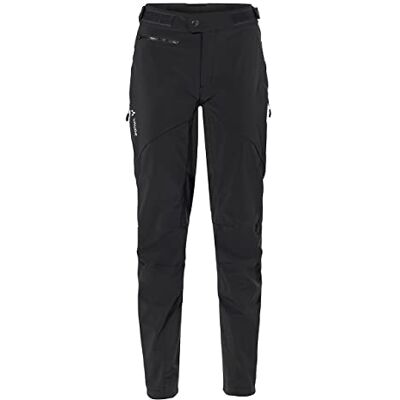 VAUDE Qimsa Softshell Pants II Fahrradhose Damen, Winddichte Softshellhose Damen für Ganzjahres-Biker, Fahrradhose Winter Damen atmungsaktiv & wasserabweisend – in Schwarz, Größe: 42 VAUDE Qimsa Softshell Pants II Fahrradhose Damen, Winddichte Softshellhose Damen für Ganzjahres-Biker, Fahrradhose Winter Damen atmungsaktiv & wasserabweisend – in Schwarz, Größe: 42