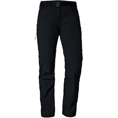 Schöffel Damen Pants Taibun L, funktionale Wanderhose, Wasserabweisende und schnelltrocknende Outdoor Hose aus 2-Wege-Stretch, Black, 42 Schöffel Damen Pants Taibun L, funktionale Wanderhose, Wasserabweisende und schnelltrocknende Outdoor Hose aus 2-Wege-Stretch, Black, 42