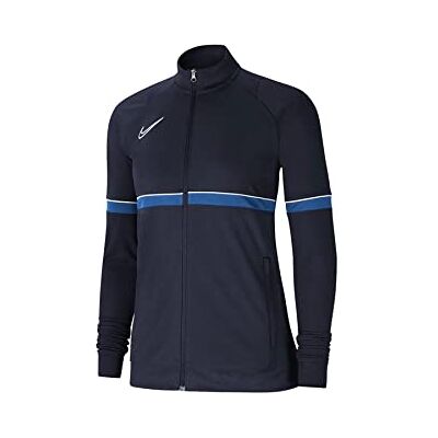NIKE Damen, Women's Academy 21 Track Jacket, OBSIDIAN/WHITE/ROYAL BLUE/WHITE, CV2677-453, XS NIKE Damen, Women's Academy 21 Track Jacket, OBSIDIAN/WHITE/ROYAL BLUE/WHITE, CV2677-453, XS