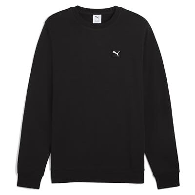 Puma Herren ESS Elevated Crew TR Crew-Sweatshirts, Black, M Puma Herren ESS Elevated Crew TR Crew-Sweatshirts, Black, M