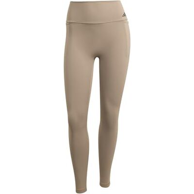 Adidas Women's Optime Workout 7/8 Leggings, chalky brown, M Adidas Women's Optime Workout 7/8 Leggings, chalky brown, M