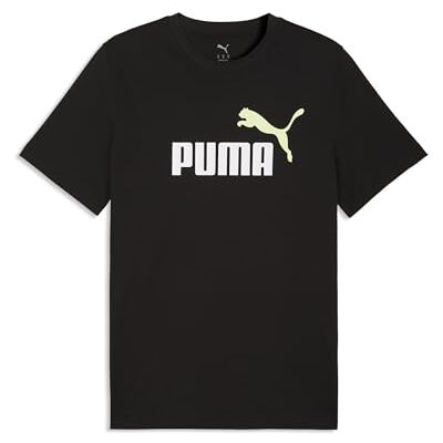 Puma Herren Essentials 2 Colour No. 1 Logo T-Shirt XL, Black Apple Spritz Green Puma Herren Essentials 2 Colour No. 1 Logo T-Shirt XL, Black Apple Spritz Green