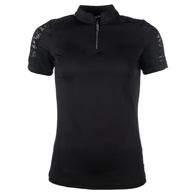 HKM Damen Nelly Kurzarm Funktionsshirt, Schwarz, XS HKM Damen Nelly Kurzarm Funktionsshirt, Schwarz, XS
