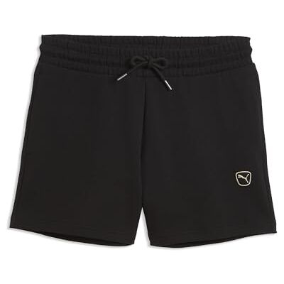 Puma Damen Essentials Elevated Mid-Rise 5" Shorts L, Black Puma Damen Essentials Elevated Mid-Rise 5" Shorts L, Black