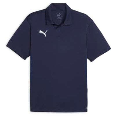 Puma Unisex Teamgoal Poloshirt, Navy- White-Persian Blue, M EU Puma Unisex Teamgoal Poloshirt, Navy- White-Persian Blue, M EU