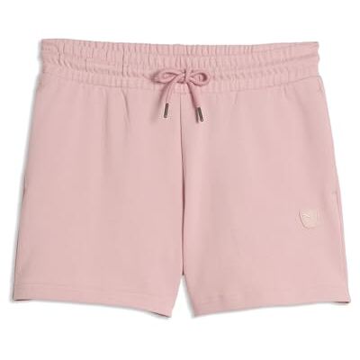 Puma Damen Essentials Elevated Mid-Rise 5" Shorts S, Rosy Outlook Pink Puma Damen Essentials Elevated Mid-Rise 5" Shorts S, Rosy Outlook Pink