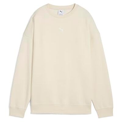 Puma Mädchen Oversized Crew FL Sweatshirt, Alpine Snow, 158 EU Puma Mädchen Oversized Crew FL Sweatshirt, Alpine Snow, 158 EU