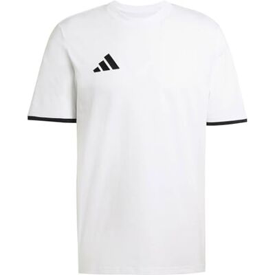 Adidas Herren Entrada26 Shirt, White/Black, S Adidas Herren Entrada26 Shirt, White/Black, S