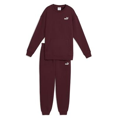 Puma Damen Sweat Suit Relaxed Fl Cl Strickanzüge, Rubinschimmer, L EU Puma Damen Sweat Suit Relaxed Fl Cl Strickanzüge, Rubinschimmer, L EU