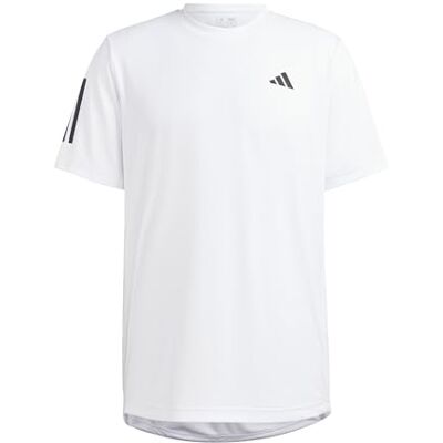 Adidas Herren Club 3-Stripes Tennis Tee, White, XL Adidas Herren Club 3-Stripes Tennis Tee, White, XL