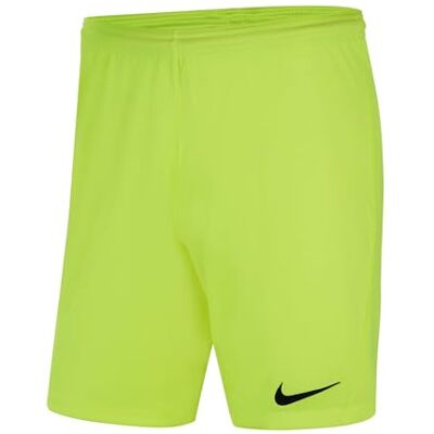 NIKE Herren M Nk Df Park Iii Nb K Shorts, Volt/Black, M EU NIKE Herren M Nk Df Park Iii Nb K Shorts, Volt/Black, M EU