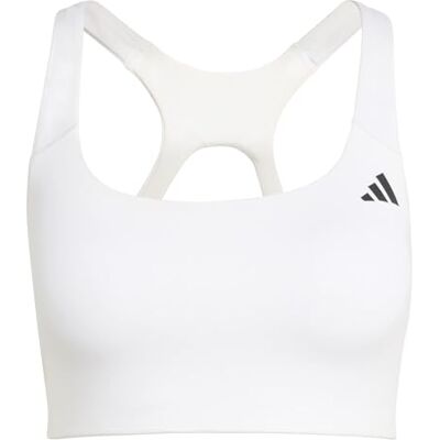 Adidas Women's Optime Workout Medium Support Bra, White, L Adidas Women's Optime Workout Medium Support Bra, White, L